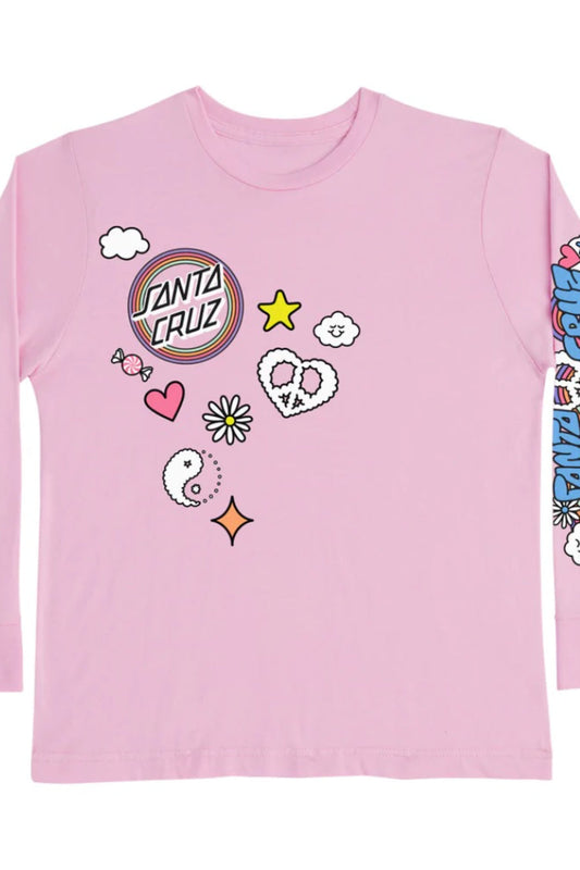 Whimsical LS Girls Santa Cruz T-Shirt