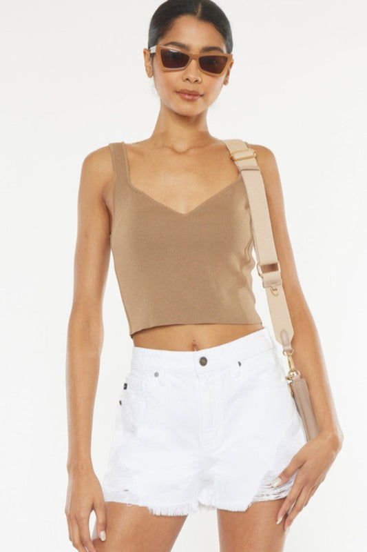 White Denim Shorts