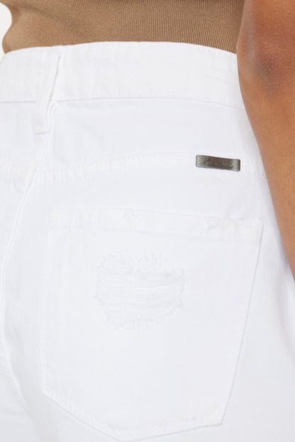 White Denim Shorts