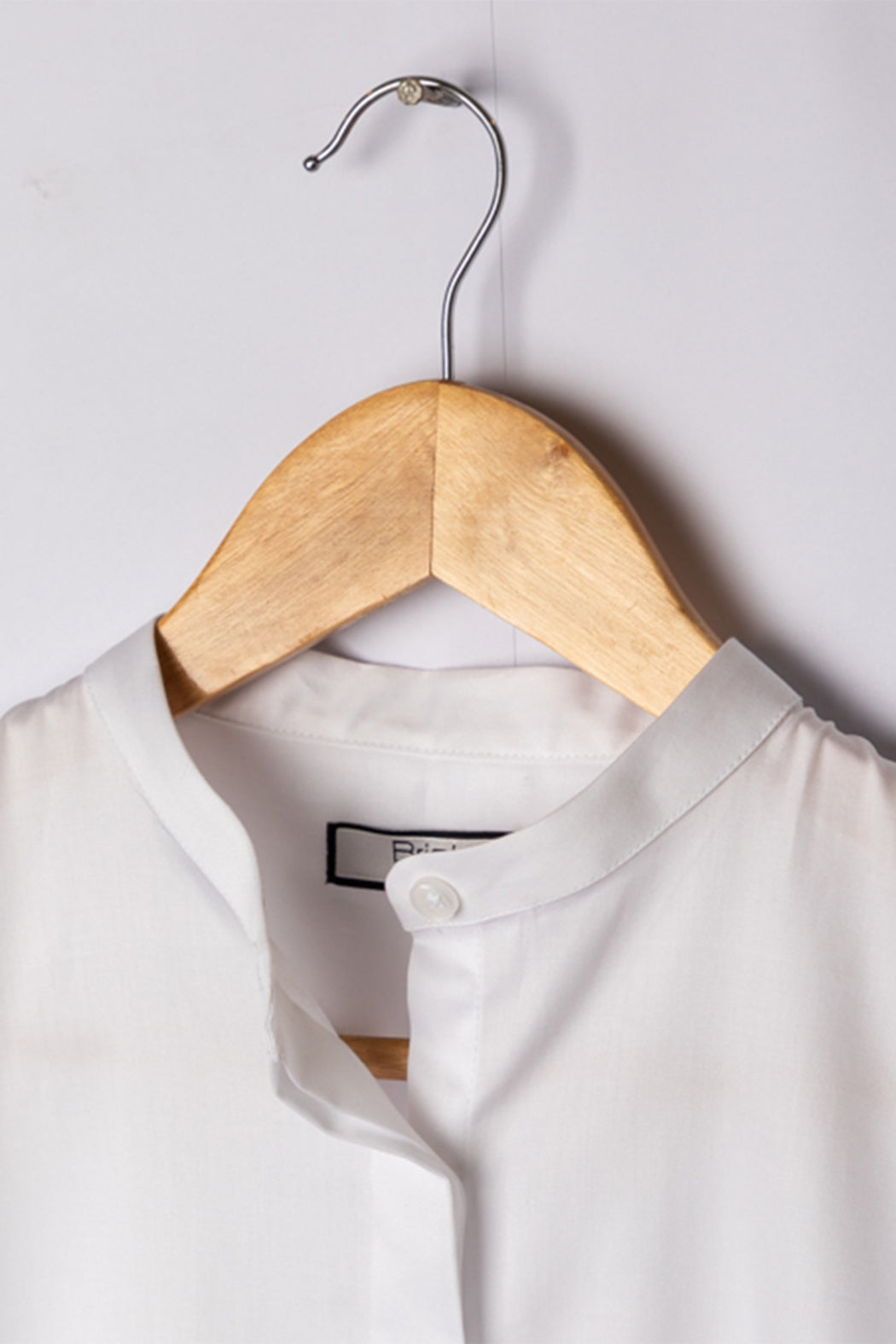 WHITE RELAXED SHIRT WITH BALLOON SLEEVES