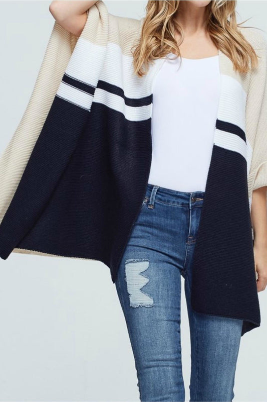 Solid Knit Poncho