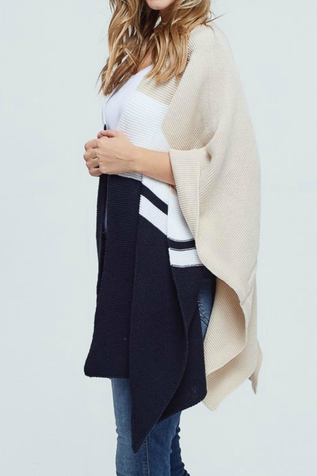 Solid Knit Poncho