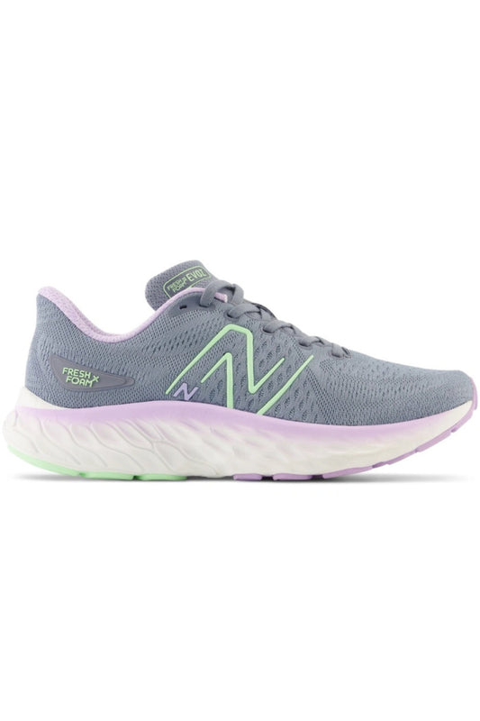 Women's New Balance Fresh Foam X EVOZ v3 in Gray Green