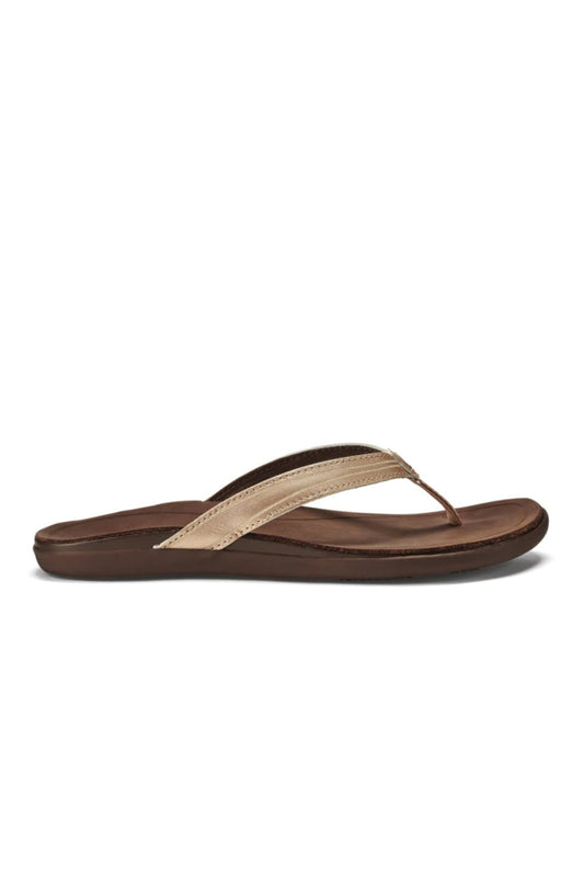 Women's Olukai Aukai Sandals in Copper/Dk Java