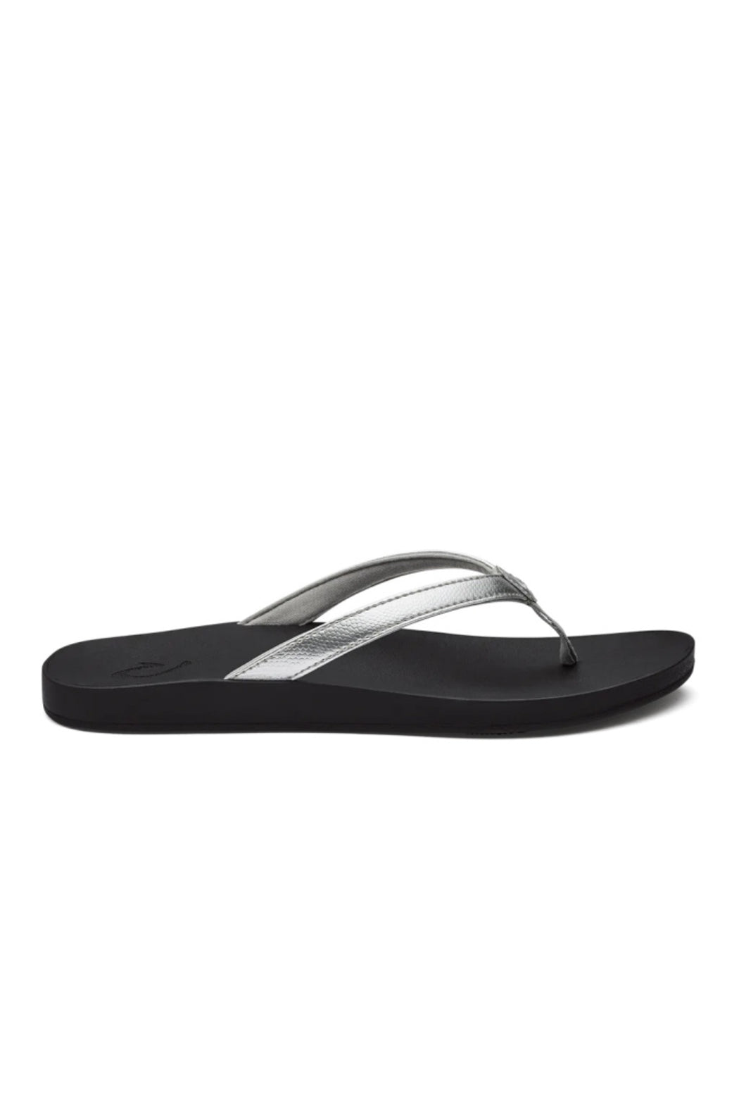 Women's Olukai Puawe Sandals in Silver/Black