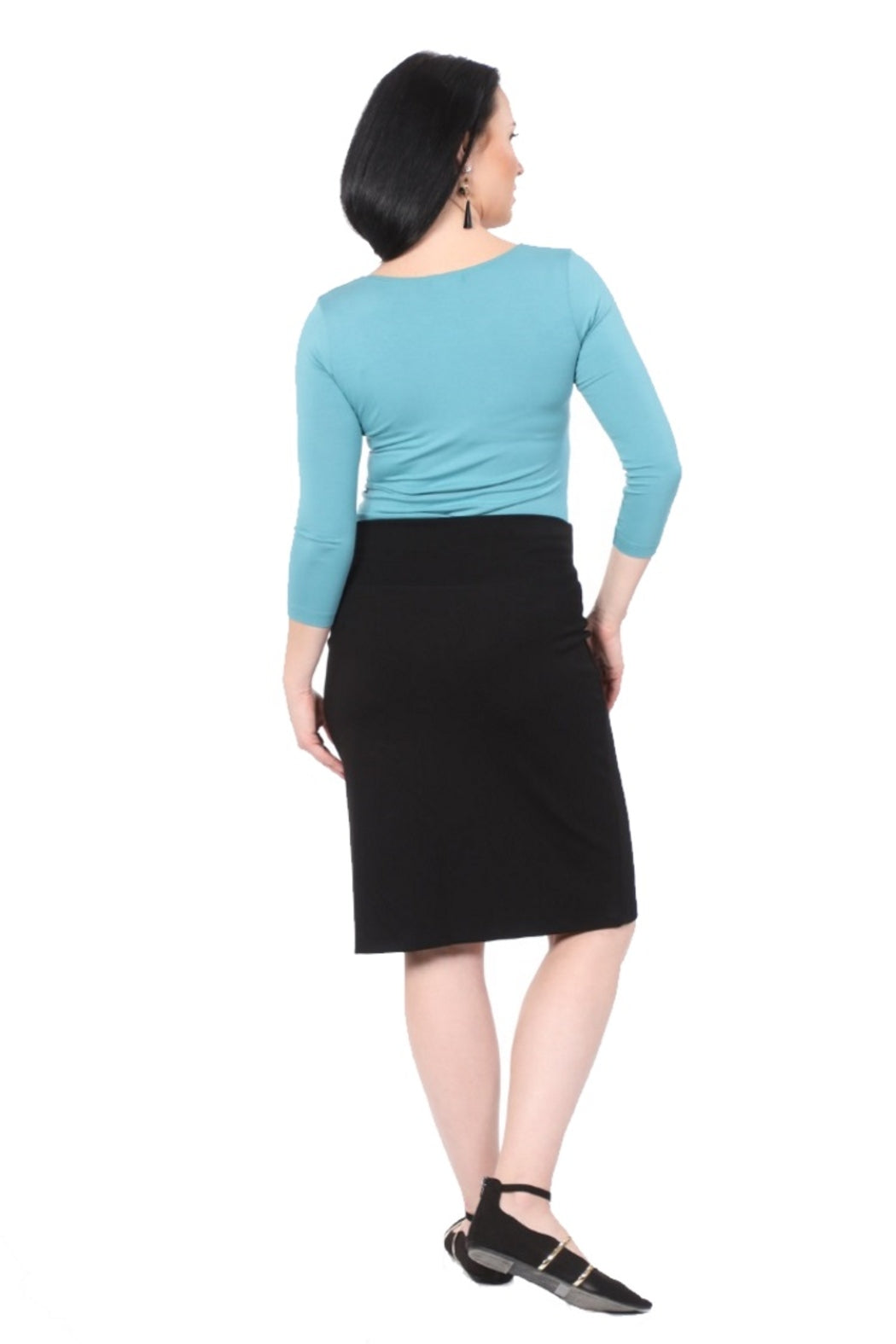 Women's Stretch Pencil Skirt Solids