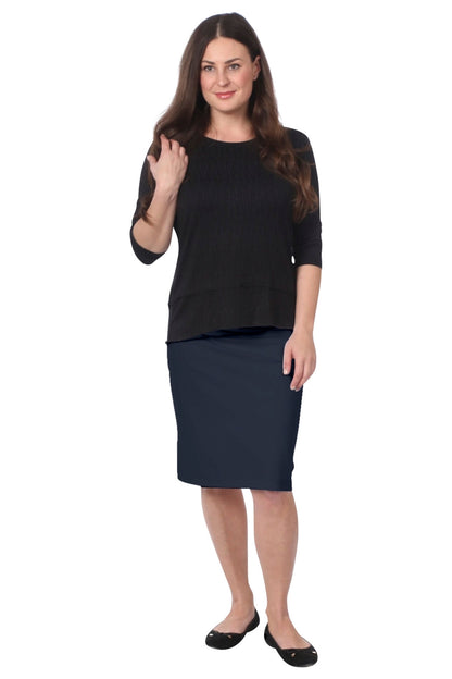 Women's Stretch Pencil Skirt Solids