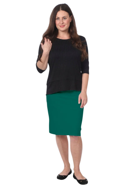Women's Stretch Pencil Skirt Solids