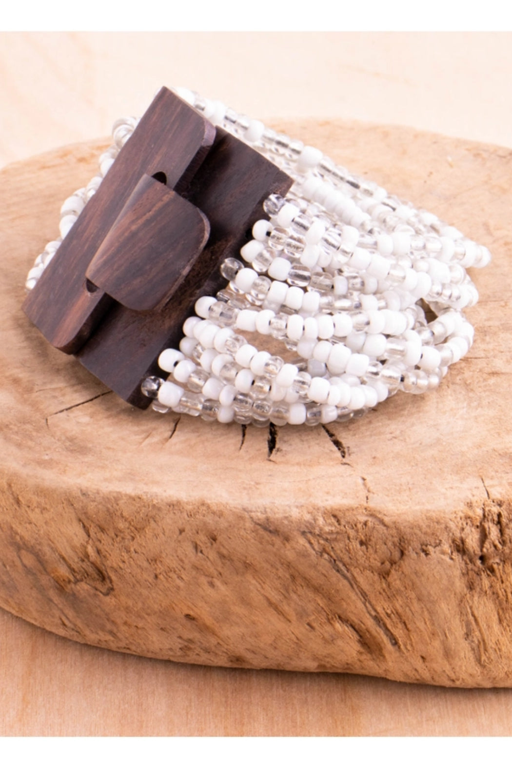 Wood Buckle Multi Bracelet