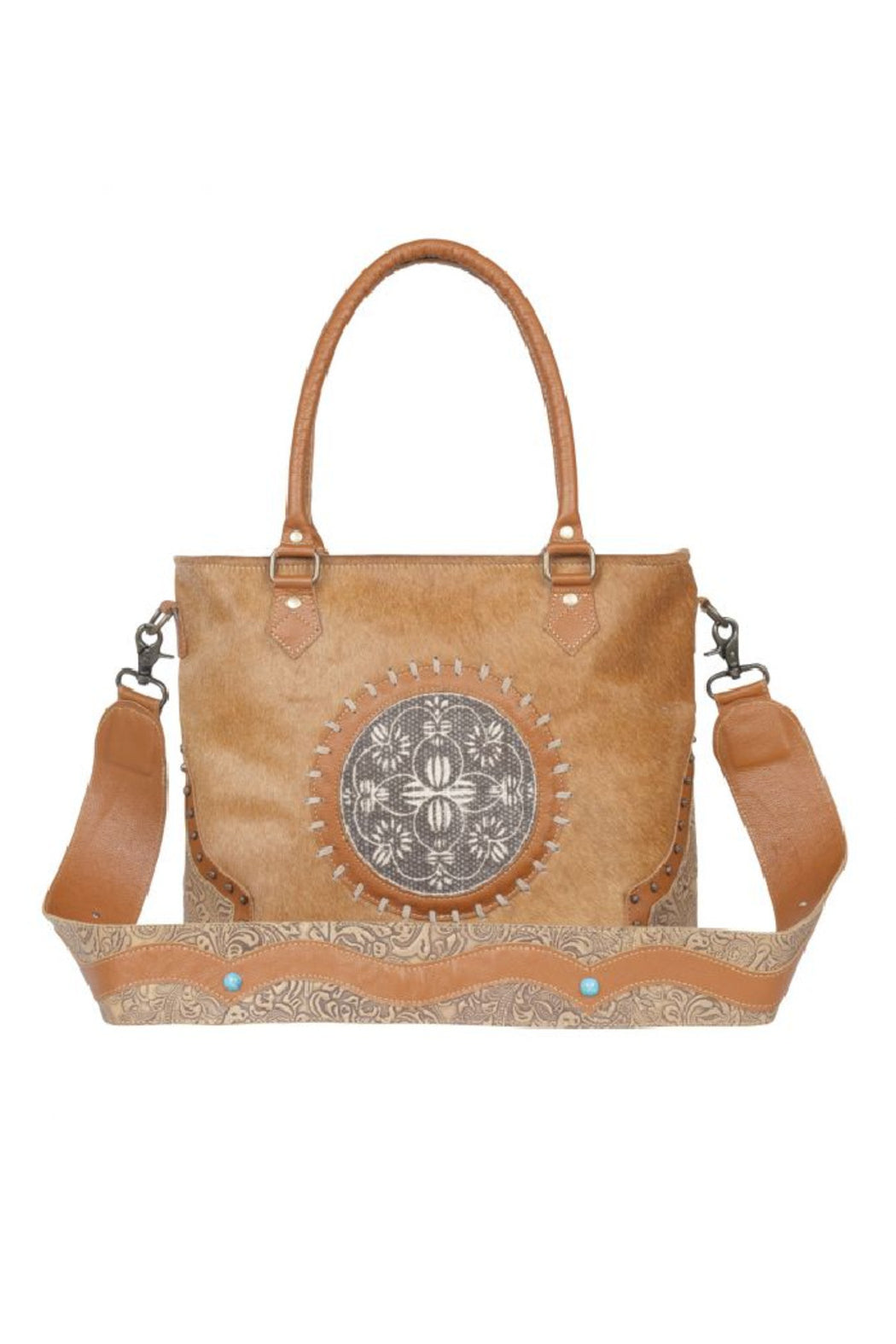 Woodsy Medallion Shoulder Bag