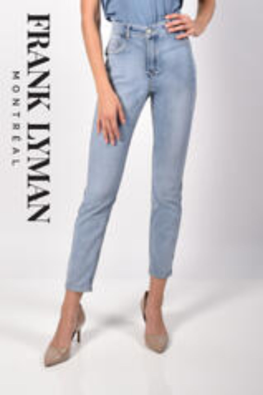 Woven Denim Reversible Pant