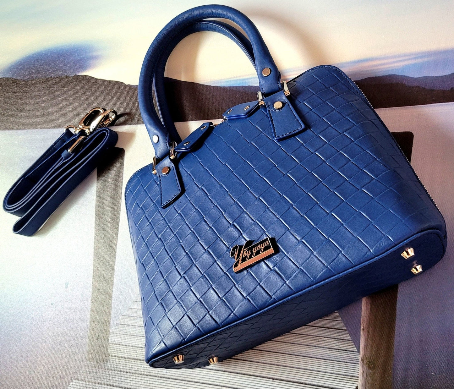 Y by Yaya Blueberry Crossbody