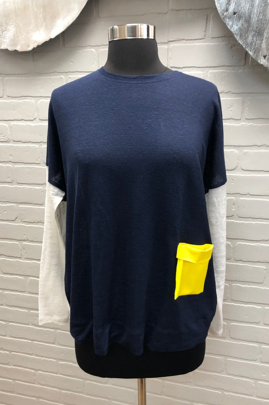 Yellow Pocket Top
