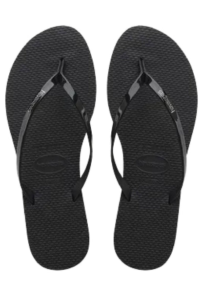 You Metallic Sandal Black